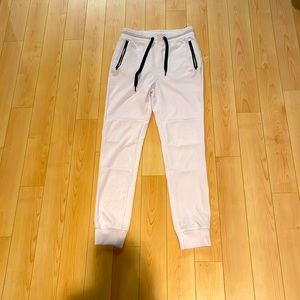 White Joggers